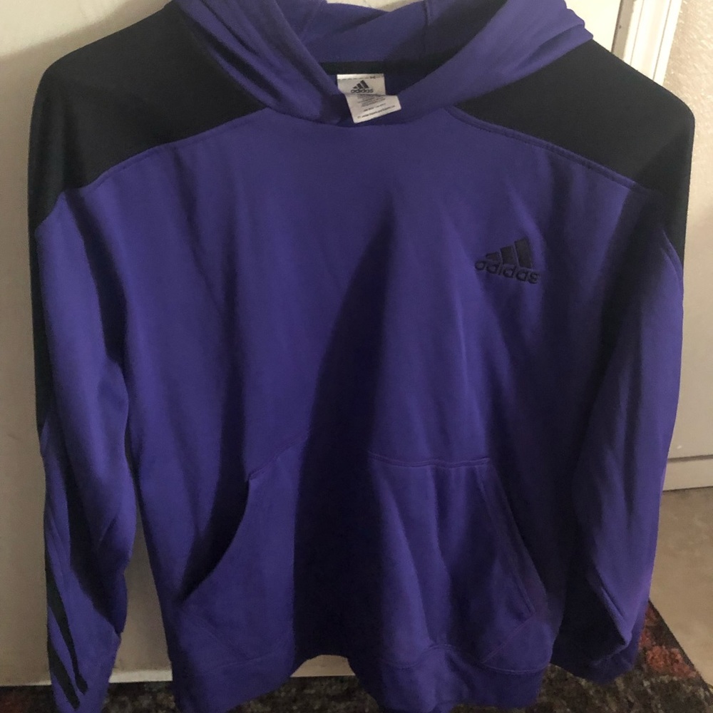Purple Adidas Hoodie